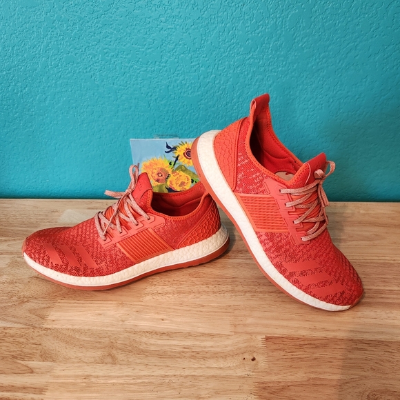 Adidas Pure Boost‎ ZG Orange Running Shoes, Size 14 main image 7
